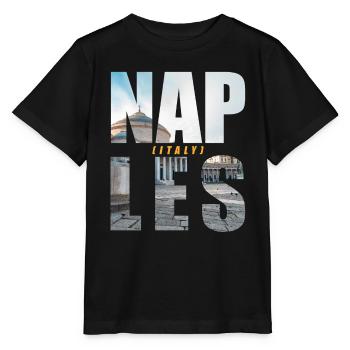 Naples Italie Souvenir - T-shirt bio MINI CREATOR Stanley/Stella Enfant - noir - Devant - Mikhail (115cm)
