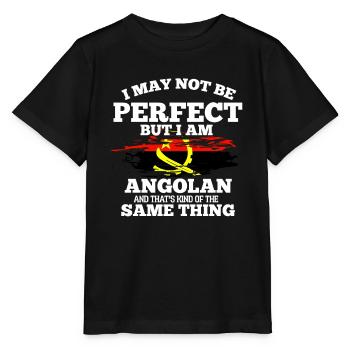 Angola - T-shirt bio MINI CREATOR Stanley/Stella Enfant - noir - Devant - Mikhail (115cm)