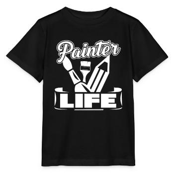 Painter Painter Life - Stanley/Stella MINI CREATOR Kids’ T-Shirt - black - Front - Mikhail (115cm)