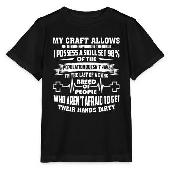 Paramedic Paramedic Save Anything - Stanley/Stella MINI CREATOR Kids’ T-Shirt - black - Front - Mikhail (115cm)