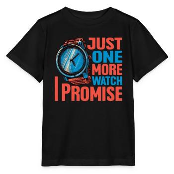 Encore une montre, je vous le promets - T-shirt bio MINI CREATOR Stanley/Stella Enfant - noir - Devant - Mikhail (115cm)