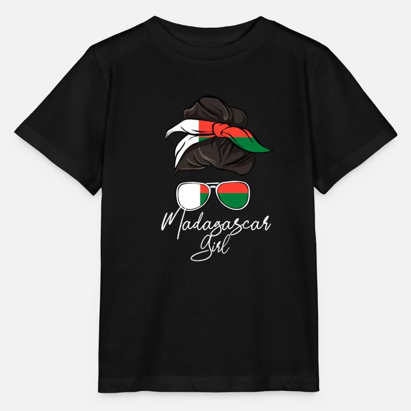 Madagascar - T-shirt bio MINI CREATOR Stanley/Stella Enfant - noir