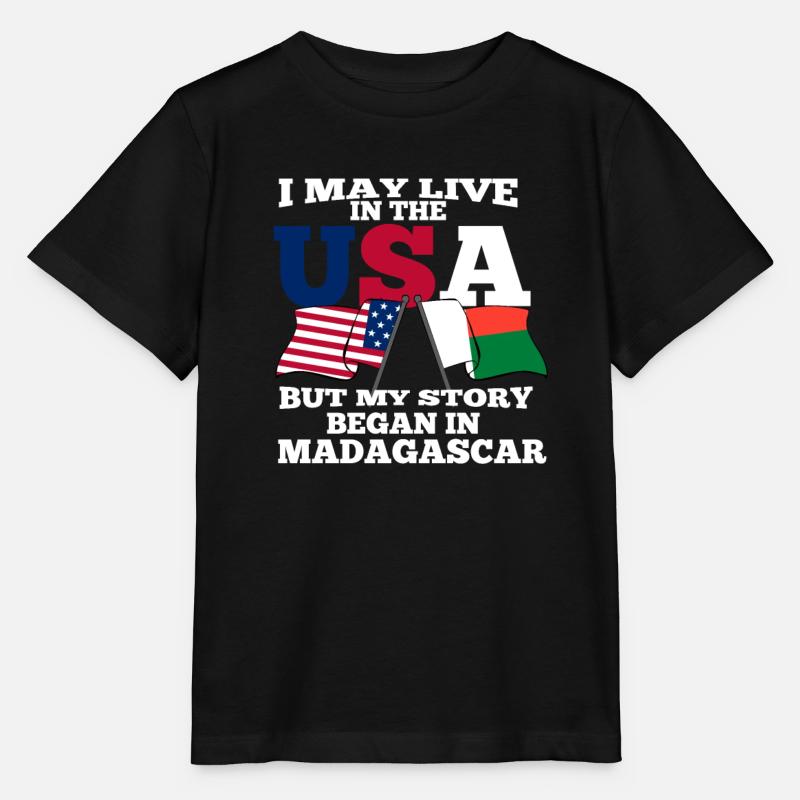 Madagascar - T-shirt bio MINI CREATOR Stanley/Stella Enfant - noir