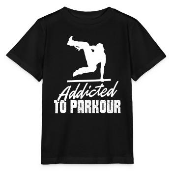 Parkour Addicted To Parkour - Stanley/Stella MINI CREATOR Kids’ T-Shirt - black - Front - Mikhail (115cm)