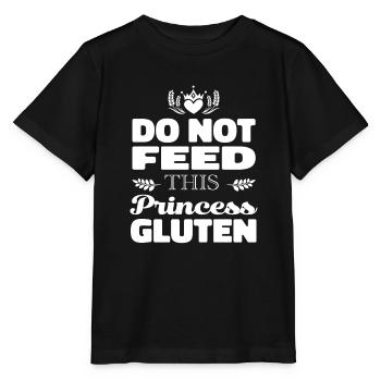 Gluten Free Princess - Stanley/Stella MINI CREATOR Kids’ T-Shirt - black - Front - Mikhail (115cm)