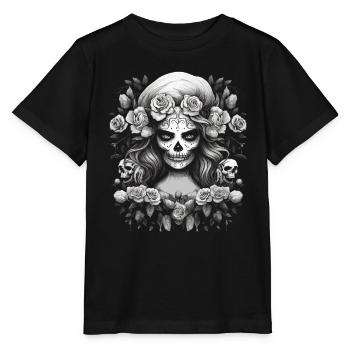 Esthétique gothique gothique - T-shirt bio MINI CREATOR Stanley/Stella Enfant - noir - Devant - Mikhail (115cm)