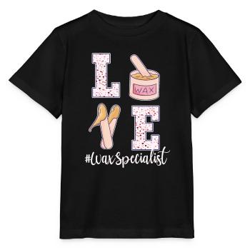 Waxing Specialist Valentine's Day - Stanley/Stella MINI CREATOR Kids’ T-Shirt - black - Front - Mikhail (115cm)