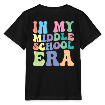 Realschule Retro Groovy Student - Stanley/Stella Kinder T-Shirt MINI CREATOR  - Schwarz - Vorne - Mikhail (115cm)