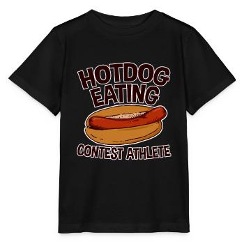 Hotdog Eating Contest Athlete 2 - Stanley/Stella Kinder T-Shirt MINI CREATOR  - Schwarz - Vorne - Mikhail (115cm)