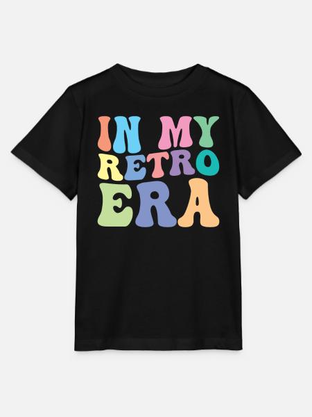 Retro Groovy - Stanley/Stella Kinder T-Shirt MINI CREATOR  - Schwarz