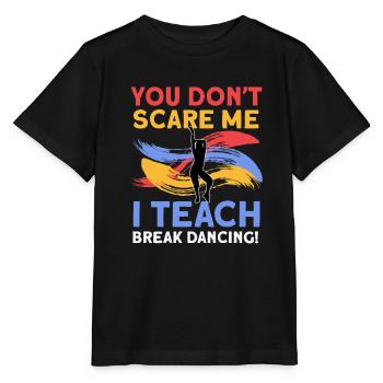 Breakdancing - Stanley/Stella Kinder T-Shirt MINI CREATOR  - Schwarz - Vorne - Mikhail (115cm)