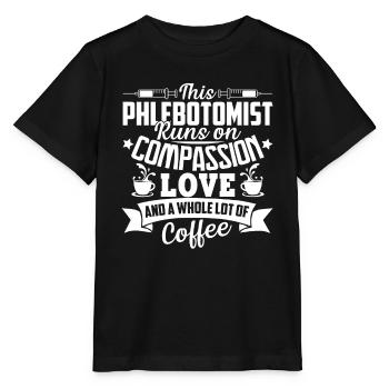 Phlebotomist Phlebotomist Whole Lot Of Coffee - Stanley/Stella MINI CREATOR Kids’ T-Shirt - black - Front - Mikhail (115cm)