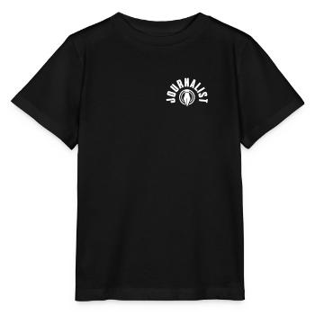 Journalist Design News Reporter - Stanley/Stella MINI CREATOR Kids’ T-Shirt - black - Front - Mikhail (115cm)