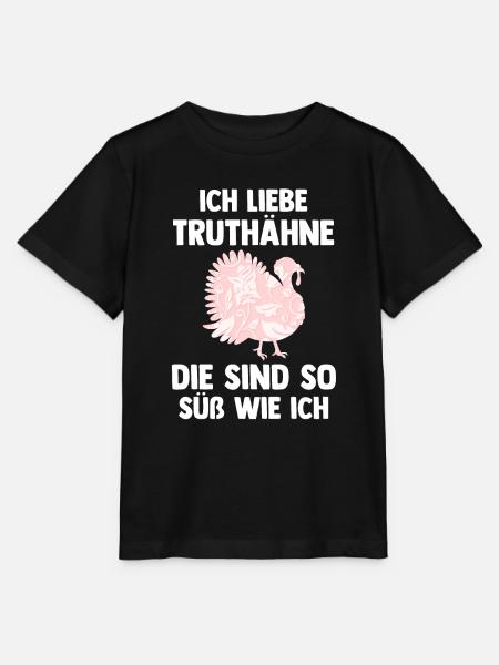 Truthuhn Truthahn - Stanley/Stella Kinder T-Shirt MINI CREATOR - Schwarz