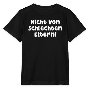Nicht Von Schlechten Eltern - Stanley/Stella Kinder T-Shirt MINI CREATOR  - Schwarz - Vorne - Mikhail (115cm)