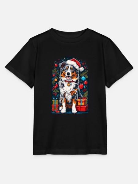 Lustiger Australian Shepherd Mit - Stanley/Stella Kinder T-Shirt MINI CREATOR  - Schwarz