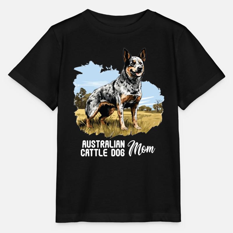 Hund Bouvier australien - T-shirt bio MINI CREATOR Stanley/Stella Enfant - noir