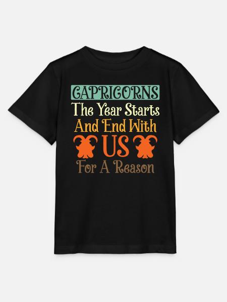Steinbock Sternzeichen Zitat Lustiges Geschenk - Stanley/Stella Kinder T-Shirt MINI CREATOR  - Schwarz