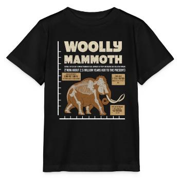Mammouth - T-shirt bio MINI CREATOR Stanley/Stella Enfant - noir - Devant - Mikhail (115cm)