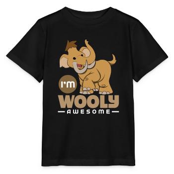 Mammoth - Stanley/Stella MINI CREATOR Kids’ T-Shirt - black - Front - Mikhail (115cm)