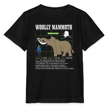 Mammouth - T-shirt bio MINI CREATOR Stanley/Stella Enfant - noir - Devant - Mikhail (115cm)