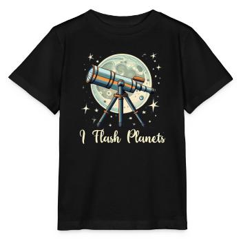 Astrophotographie Astronomy Space Camera - T-shirt bio MINI CREATOR Stanley/Stella Enfant - noir - Devant - Mikhail (115cm)