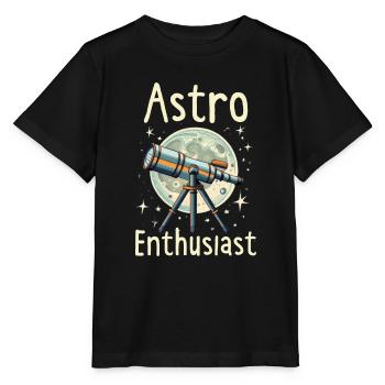 Astrophotographie Astronomy Space Camera - T-shirt bio MINI CREATOR Stanley/Stella Enfant - noir - Devant - Mikhail (115cm)