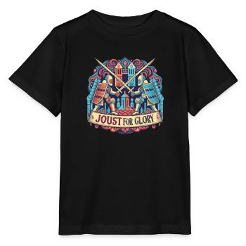 Armure médiévale de la Renaissance Knight Knight - T-shirt bio MINI CREATOR Stanley/Stella Enfant - noir - Devant - Mikhail (115cm)