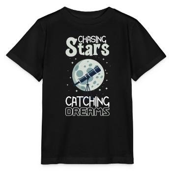 Astrophotographie Astronomy Space Camera - T-shirt bio MINI CREATOR Stanley/Stella Enfant - noir - Devant - Mikhail (115cm)