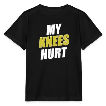 Meine Knie Schmerzen Lustige Verletzung - Stanley/Stella Kinder T-Shirt MINI CREATOR  - Schwarz - Vorne - Mikhail (115cm)