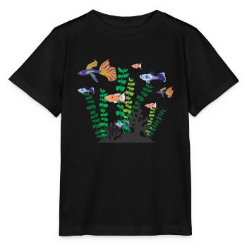 Aquatique Aquarium Poissons aquatiques - T-shirt bio MINI CREATOR Stanley/Stella Enfant - noir - Devant - Mikhail (115cm)