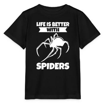 Spider Owner Spider Spider Breeder - Stanley/Stella MINI CREATOR Kids’ T-Shirt - black - Front - Mikhail (115cm)