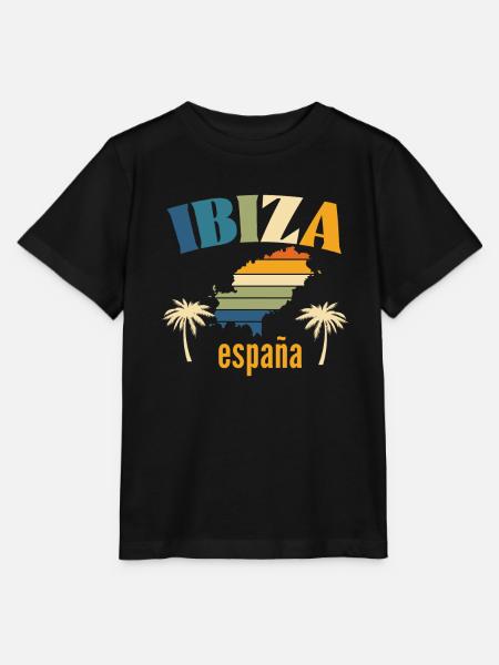 Ibiza Spanien - Stanley/Stella Kinder T-Shirt MINI CREATOR  - Schwarz
