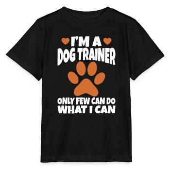 Dresseur de chiens École de chiens Sports canins - T-shirt bio MINI CREATOR Stanley/Stella Enfant - noir - Devant - Mikhail (115cm)