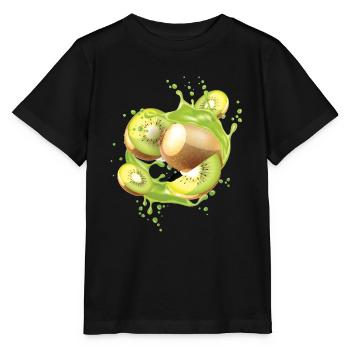 Kiwi - Stanley/Stella MINI CREATOR Kids’ T-Shirt - black - Front - Mikhail (115cm)