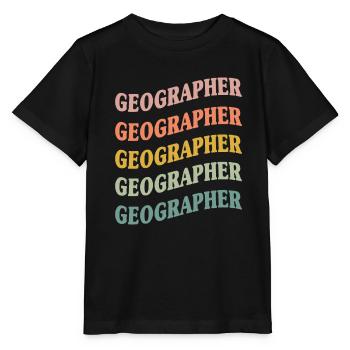 Géographe - T-shirt bio MINI CREATOR Stanley/Stella Enfant - noir - Devant - Mikhail (115cm)