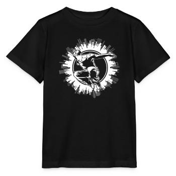 Parkour - Stanley/Stella MINI CREATOR Kids’ T-Shirt - black - Front - Mikhail (115cm)