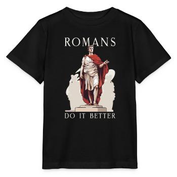 Saturnalien-wunder Das Antike Rom Und Julius Cäsar - Stanley/Stella Kinder T-Shirt MINI CREATOR  - Schwarz - Vorne - Mikhail (115cm)