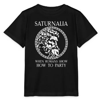 Saturnalien-wunder Das Antike Rom Und Julius Cäsar - Stanley/Stella Kinder T-Shirt MINI CREATOR  - Schwarz - Vorne - Mikhail (115cm)
