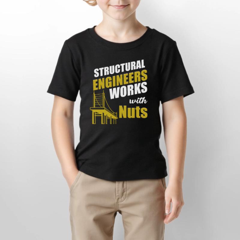 Construction carpenter structural engineer working with nuts Stanley/Stella MINI CREATOR Kids’ T-Shirt