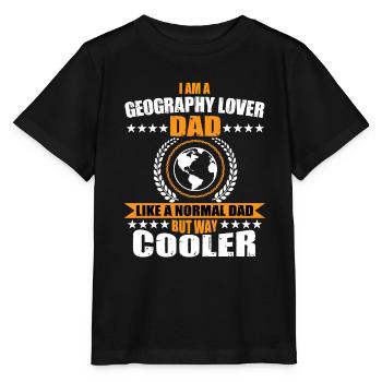 Lustiger Geografie Liebhaber Papa - Stanley/Stella Kinder T-Shirt MINI CREATOR  - Schwarz - Vorne - Mikhail (115cm)