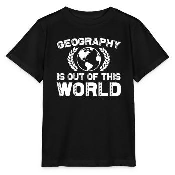 Geografie Ist Nicht Von Dieser Welt - Stanley/Stella Kinder T-Shirt MINI CREATOR  - Schwarz - Vorne - Mikhail (115cm)