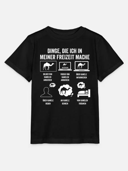 Kamel - Stanley/Stella Kinder T-Shirt MINI CREATOR - Schwarz