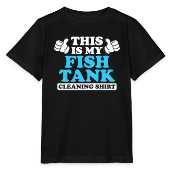 Aquarium - T-shirt bio MINI CREATOR Stanley/Stella Enfant - noir - Devant - Mikhail (115cm)