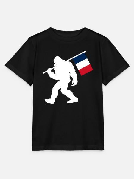 Frankreich - Stanley/Stella Kinder T-Shirt MINI CREATOR  - Schwarz