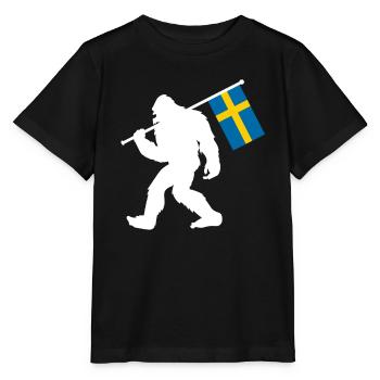 Suède - T-shirt bio MINI CREATOR Stanley/Stella Enfant - noir - Devant - Mikhail (115cm)