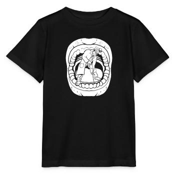 Dentist Dentist Mouth - Stanley/Stella MINI CREATOR Kids’ T-Shirt - black - Front - Mikhail (115cm)