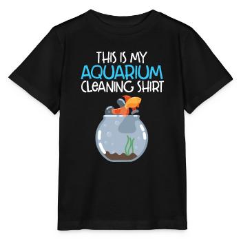 Aquarium - T-shirt bio MINI CREATOR Stanley/Stella Enfant - noir - Devant - Mikhail (115cm)