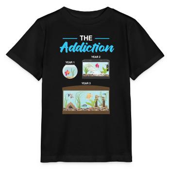Aquarium - T-shirt bio MINI CREATOR Stanley/Stella Enfant - noir - Devant - Mikhail (115cm)