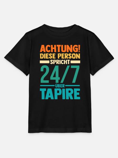 Tapir - Stanley/Stella Kinder T-Shirt MINI CREATOR - Schwarz